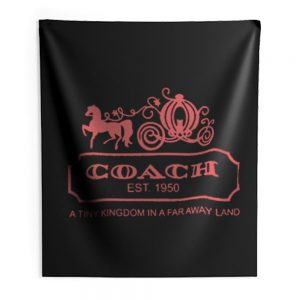 Rose gold coach Disney Indoor Wall Tapestry