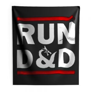 Run D And D Funny Board Game Indoor Wall Tapestry
