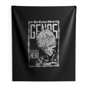 S Class Hero Genos One Punch Man Indoor Wall Tapestry
