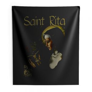 SAINT RITA Catholic Indoor Wall Tapestry