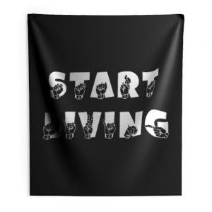 SING TODAY ASL Sign Language Indoor Wall Tapestry