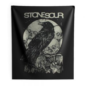 STONE SOUR CROW ALTERNATIVE METAL SLIPKNOT KORN SEETHER Indoor Wall Tapestry