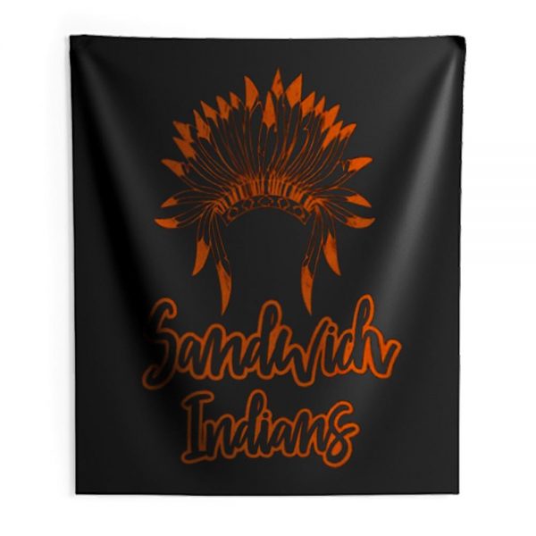 Sandwich Indians Head Indoor Wall Tapestry