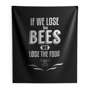 Save The Bees Indoor Wall Tapestry