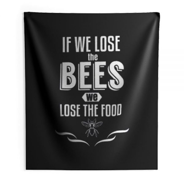 Save The Bees Indoor Wall Tapestry