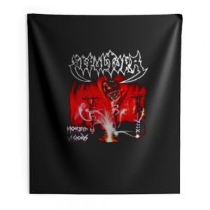 Sepultura Band Morbid Vision Indoor Wall Tapestry