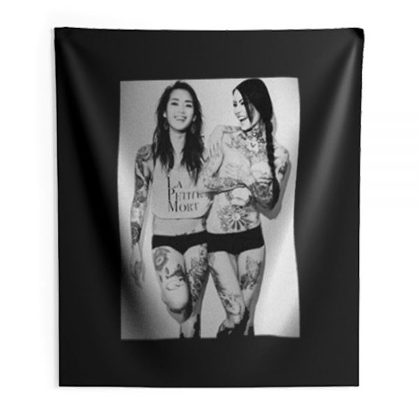 Sexy Girl Laugh Retro Indoor Wall Tapestry