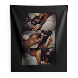 Sexy Girl Smoking Weed Attitude Indoor Wall Tapestry