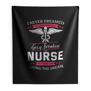 Sexy Nurse Nurse Hospital Medical Assistant Indoor Wall Tapestry