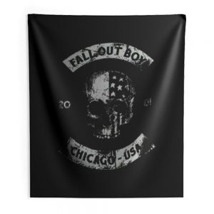 Since 2001 Chicago Usa Fall Out Boy Indoor Wall Tapestry