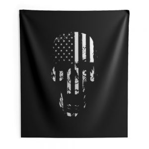 Skull Flag American Indoor Wall Tapestry