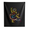 Skull Space Rock Indoor Wall Tapestry