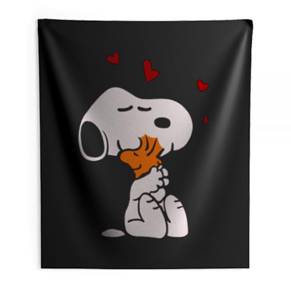 Snoopy and Woodstock Indoor Wall Tapestry