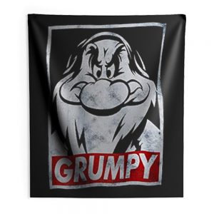 Snow White and Seven Dwarfs Grumpy Indoor Wall Tapestry