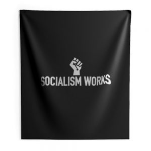 Socialism Works Indoor Wall Tapestry