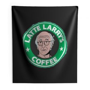 Starbucks Latte Larrys Parody Indoor Wall Tapestry