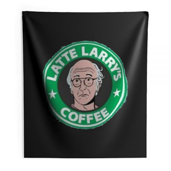 Starbucks Latte Larrys Parody Indoor Wall Tapestry