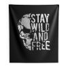 Stay Wild Free Skull Indoor Wall Tapestry