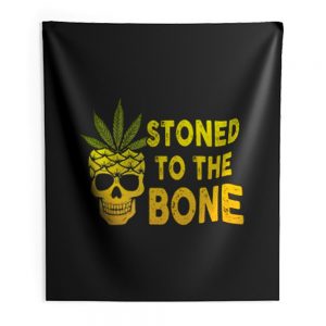 Stoned To The Bone Indoor Wall Tapestry