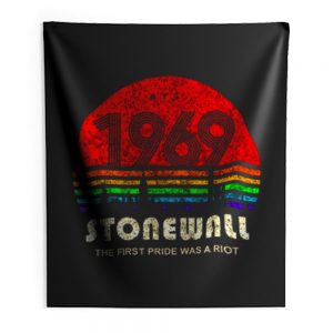 Stonewall 1969 The First Pride Was A Riot Indoor Wall Tapestry