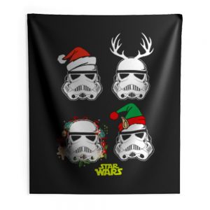 Stormtrooper Elf Festive Stars Wars Indoor Wall Tapestry