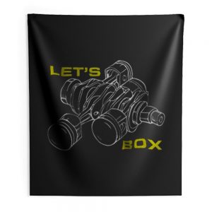 Subie Engine Indoor Wall Tapestry