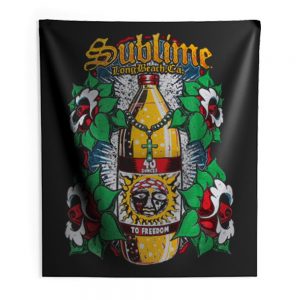 Sublime To Freedom Multi Color Indoor Wall Tapestry