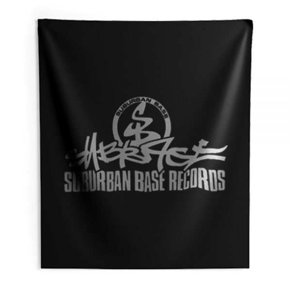 Suburban Base Records Long Sleeve Indoor Wall Tapestry