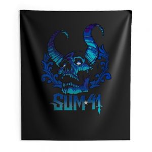 Sum 41 Blue Demon Indoor Wall Tapestry