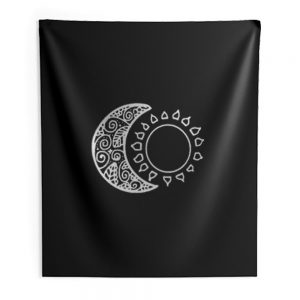 Sun And Moon Indoor Wall Tapestry