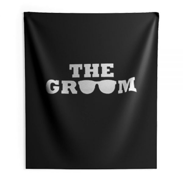 Sun Glasess The Groom Indoor Wall Tapestry
