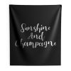 Sunshine And Champagne Indoor Wall Tapestry