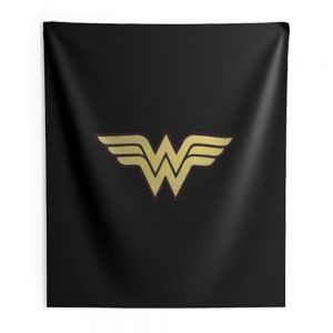 Super Hero Girl Logo Wonder Women Indoor Wall Tapestry