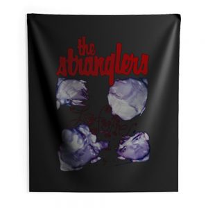 THE STRANGLERS LA FOLIE BLACK PUNK ROCK THE DAMNED THE RUTS Indoor Wall Tapestry