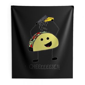 Taco Cheese Grater Indoor Wall Tapestry