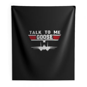 Talk Me Goose Air Force Indoor Wall Tapestry