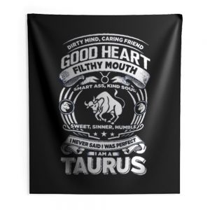 Taurus Good Heart Filthy Mount Indoor Wall Tapestry