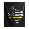Texas 911 Dispatcher American Flag Indoor Wall Tapestry