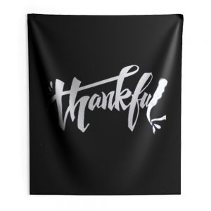 Thankful Indoor Wall Tapestry