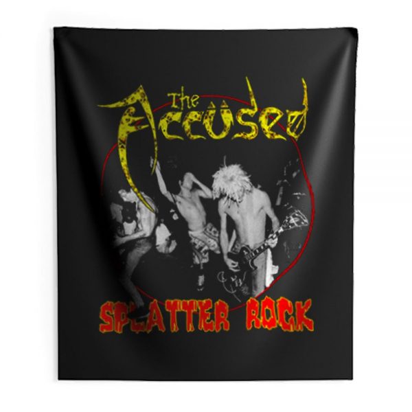 The Accused Splatter Rock Indoor Wall Tapestry