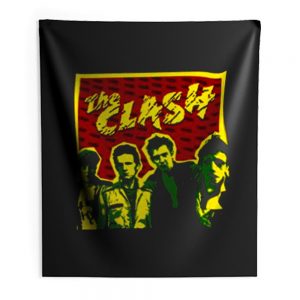 The Clash Band Personnel Indoor Wall Tapestry