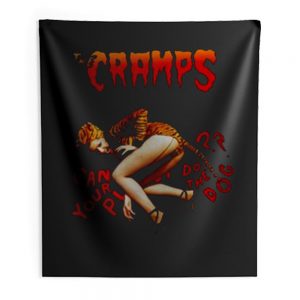 The Cramps Can Your Tiger Pussy Do The Dog Indoor Wall Tapestry