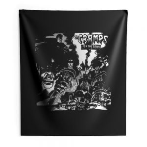 The Cramps Off The Bone Indoor Wall Tapestry