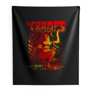 The Cramps Stay Sick Indoor Wall Tapestry