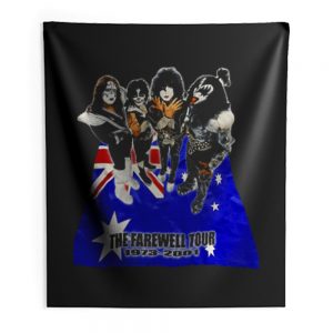 The Farewall Tour Kiss Indoor Wall Tapestry