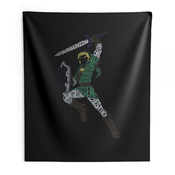 The Legend Of Green Warrior Indoor Wall Tapestry