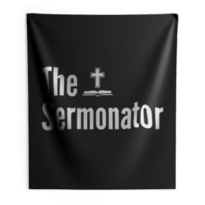 The Sermonator Religious Indoor Wall Tapestry