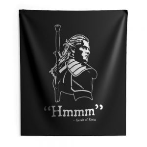 The Witcher Hmmm Geralt Of Rivia Indoor Wall Tapestry