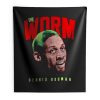 The Worm Dennis Rodman Chicago Basketball Indoor Wall Tapestry