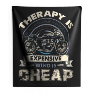 Therapy Is Expensive Wind Is Cheap Indoor Wall Tapestry